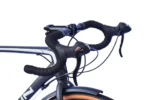 WYNN Gravelbike Gravel 28 Zoll GRL1.1 grau Rahmenhöhe 54 cm Damen Herren 14 Gänge Gepäckträger Schutzbleche – Image 6