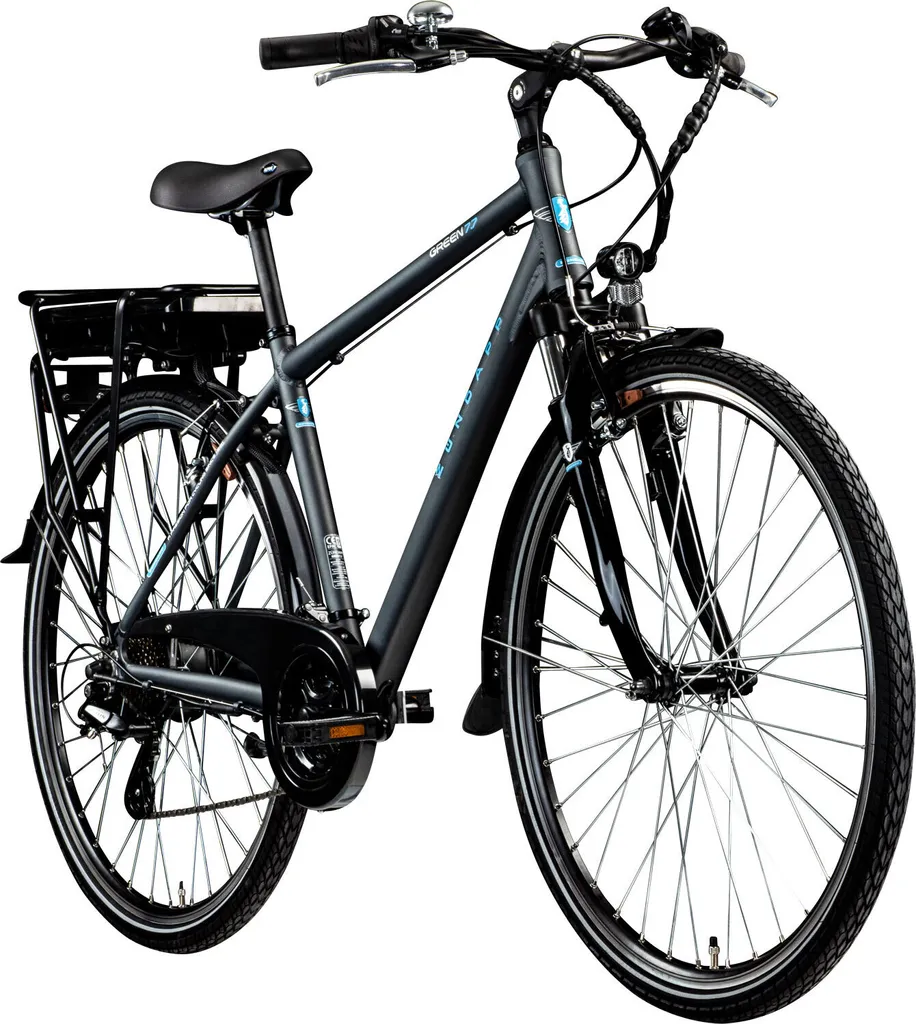b2f4bc6052349d08115112e2eccd6245 Zündapp Green 7.7 E-Bike Herren Trekkingrad 28 Zoll 155 - 185 cm mit 21 Gängen – Image 1