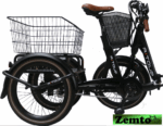 Elektro Dreirad Trike 3 Gang, Tiefeinstieg 20 Zoll schwarz, Fahrfertig, inkl. Kettenschloss und Rückspiegel – Image 5