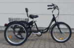 Elektro Therapierad Gleichgewichtsproblem Lösung 24 Zoll ElektroDreirad Klapprad Rucklehne PEDELEC 250W bis 25km/h – Image 2