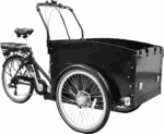 SachsenRAD E-Lastenrad T1, Flexible Transportbox mit Versteckter,Abschließbarer Box mit LCD Display und StVZO-Zugelassung für Kindertransport, usw