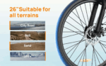 E-Bike für Erwachsene 26 36V 13Ah für Lange Reichweite bis 80KM, Elektrofahrrad 250W, 7 Gang E-Mountainbike LCD Anzeige City E-Bikes & E-Hollandräder – Image 5