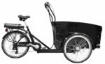 SachsenRAD E-Lastenrad T1, Flexible Transportbox mit Versteckter,Abschließbarer Box mit LCD Display und StVZO-Zugelassung für Kindertransport, usw – Image 2