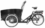 SachsenRAD E-Lastenrad T1, Flexible Transportbox mit Versteckter,Abschließbarer Box mit LCD Display und StVZO-Zugelassung für Kindertransport, usw – Image 4