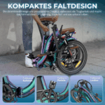 E-Bike für Erwachsene 26 36V 13Ah für Lange Reichweite bis 80KM, Elektrofahrrad 250W, 7 Gang E-Mountainbike LCD Anzeige City E-Bikes & E-Hollandräder – Image 6